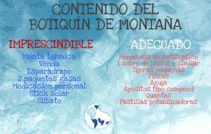 contenido_botiquin_montaña