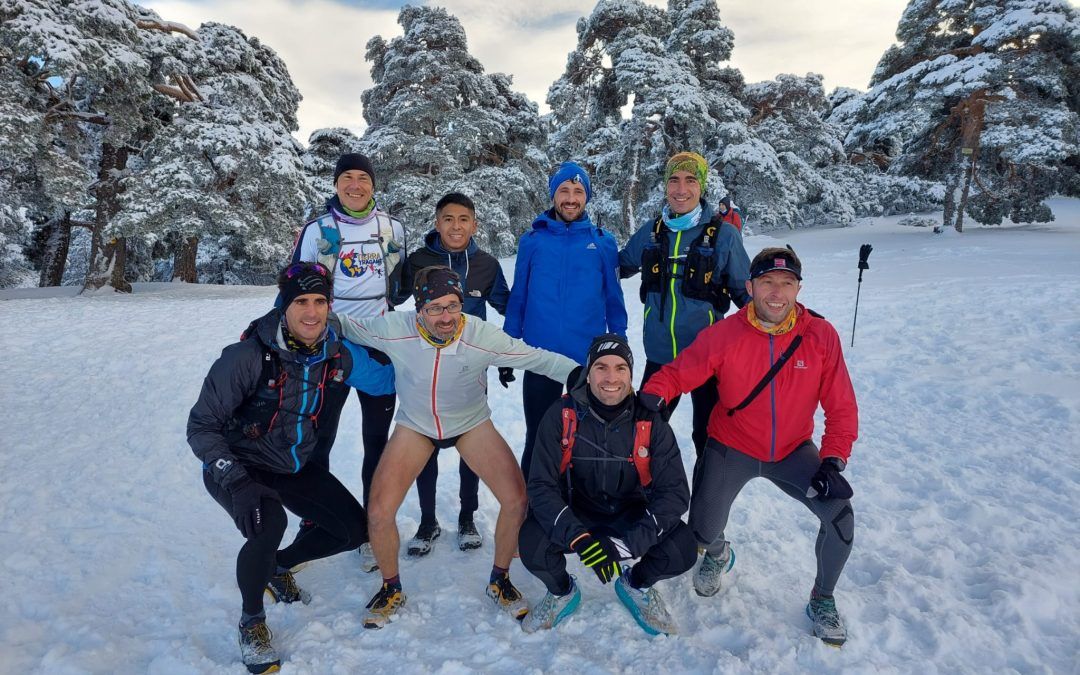 Recibiendo el año con nieve. Entrenamiento equipo de competición.