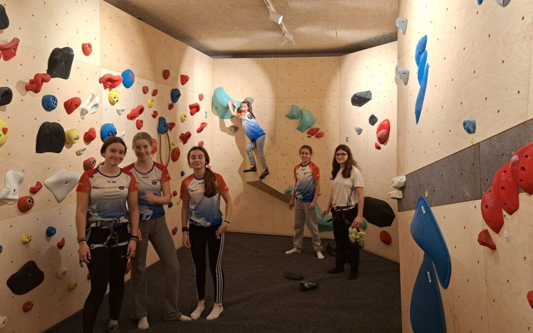 Crónica juvenil. Escalada en rocódromo y hamburguesas.