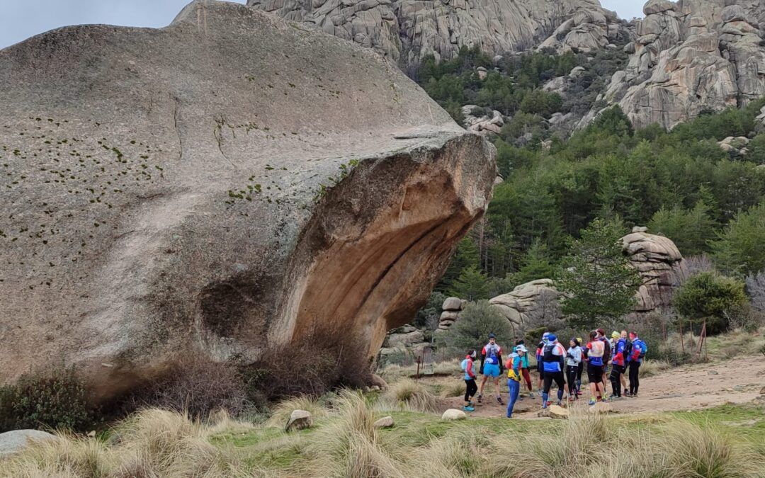 Piedra y nieve en La Pedriza